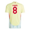 Camiseta de fútbol España Fabian Ruiz 8 Segunda Equipación Euro 2024 - Hombre